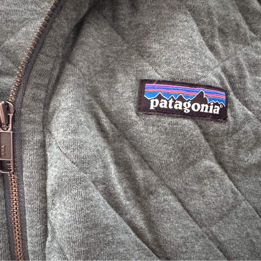 Patagonia Women’s Organic Cotton Quilt Hoody - Small Regen Green - Picture 7 of 13